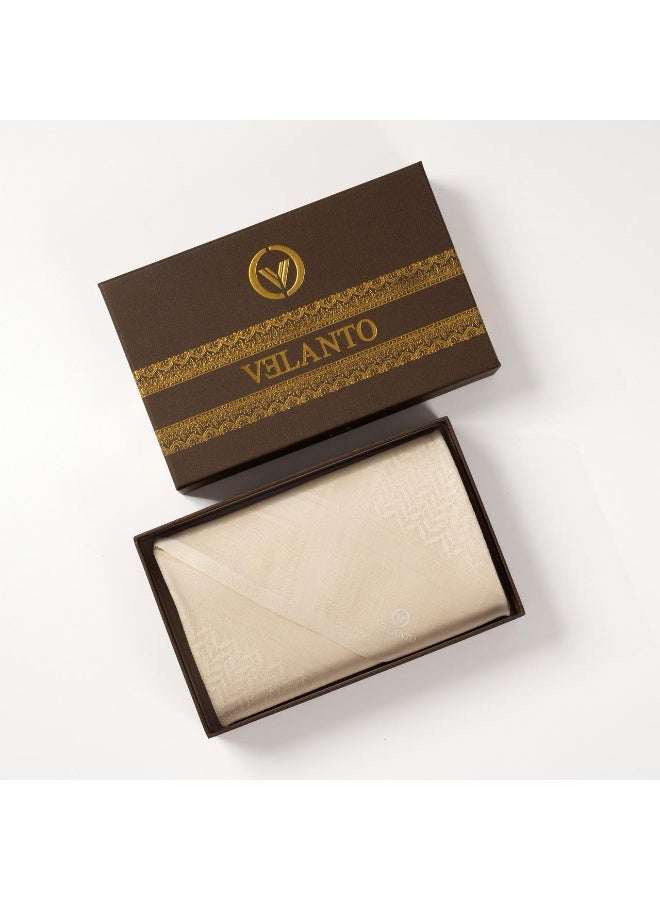 VELANTO Men's winter beige shemagh - Image 2
