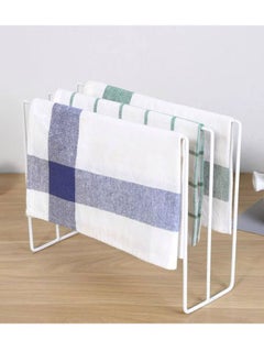 General Kitchen Cloth Storage Rack, Iron Vertical Dishwashing Cloth Towel Drying Rack, Sink Countertop Organizing Storage Rack  - Image 2