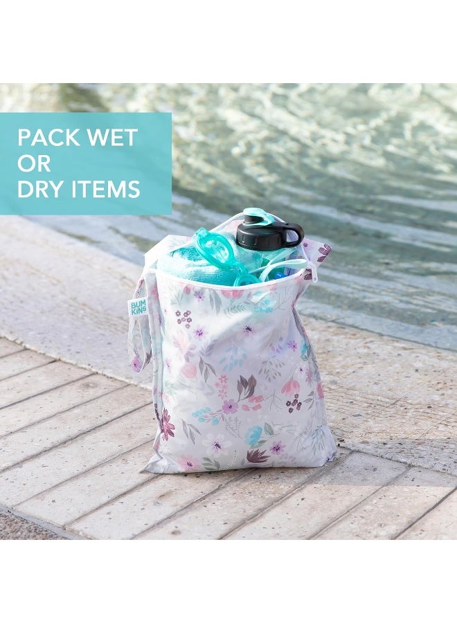 Bumkins Reusable Waterproof Wet Bag with Zipper - Image 3