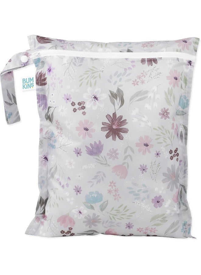 Bumkins Reusable Waterproof Wet Bag with Zipper - Image 1