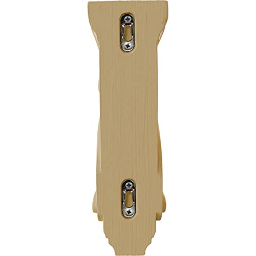 Ekena Millwork COR03X06X10TSAL Boston Traditional Scroll Wood Corbels, 3 3/8"W x 6 1/2"D x 10 1/2"H, Alder - Image 5