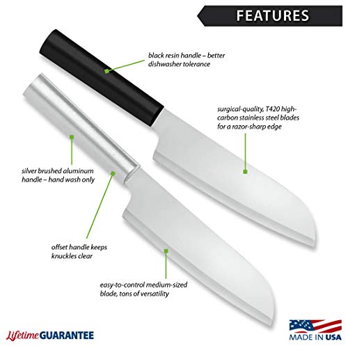 RADA Cutlery Cook’s Knife, Black Handle - Image 2