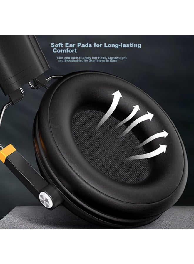 Magegee Wired Usb Headset, Surround 7.1 Sound With Noise Cancellation, Gaming Microphone Headset, For Desktop And Laptop, Black And Yellow - Image 5