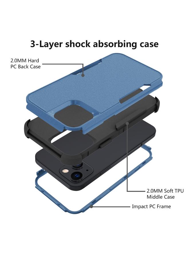 اس-توب جراب لهاتف iPhone 13 Commuter مقاوم للصدمات مصنوع من مادة TPU + PC - Image 5