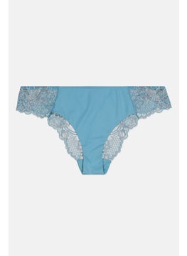 TRIUMPH Women Textured Pull On Panty, Blue  - Image 1