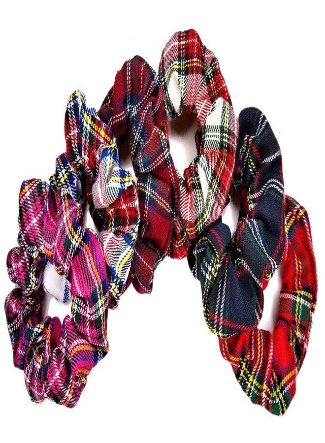 مجموعة ربطات شعر منقوشة، مجموعة من 6 ربطات شعر بنقشات منقوشة متنوعة (متنوعة)