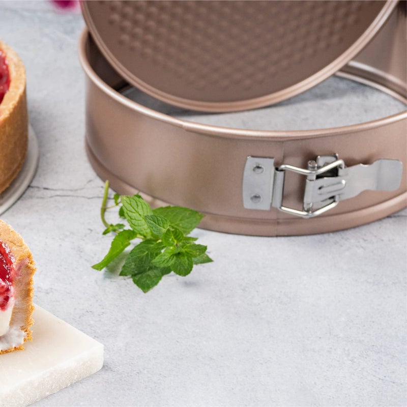 Happiels Non Toxic Nonstick 9 Inch Springform Pan | 9'' Cheesecake Mold | Leakproof Spring-Form Round Cake Pans | Nontoxic Non Stick Spring Form Pan For Baking | Spring-Form Pans Leak Proof - Image 5