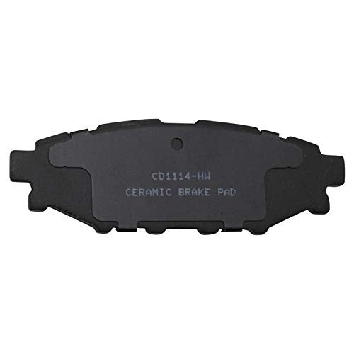 TRQ Rear Brake Pads Ceramic Compatible with 2013-2016 Subaru BRZ 2016-2021 Crosstrek 2009-2019 Forester 2008-2020 Impreza 2005-2014 Legacy Outback 2015-2020 WRX 2013-2015 XV Crosstrek - Image 4