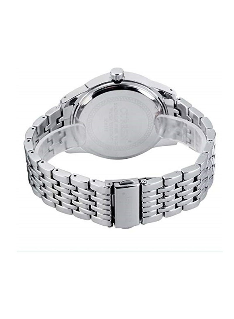 كارين ساعة للرجال بمينا اسود وبسوار ستانلس ستيل - Image 3