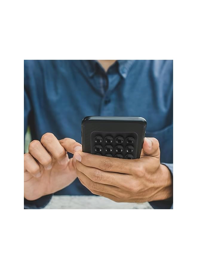 Green Tiger 16 Pcs 4 Color Adhesive Silicone Suction Phone Case, Multipurpose Non Slip Phone Suction Cup, Universal Phone Sticky Grip, Suitable for Mirror Bathroom Home Kitchen - Image 4