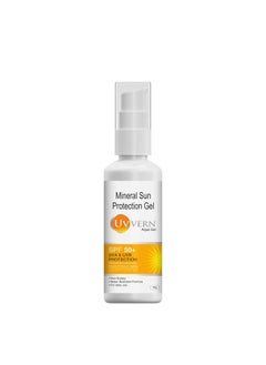 Generic UV- VERN Sunscreen Lotion SPF 50 Lightweight, No White Cast, Broad Spectrum PA ++,UVA-UVB Protection, Acne Safe| For Men & Women (60GM)  - Image 2