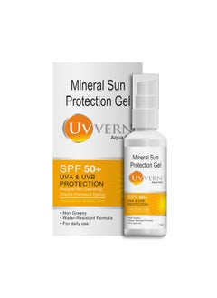 Generic UV- VERN Sunscreen Lotion SPF 50 Lightweight, No White Cast, Broad Spectrum PA ++,UVA-UVB Protection, Acne Safe| For Men & Women (60GM)  - Image 1
