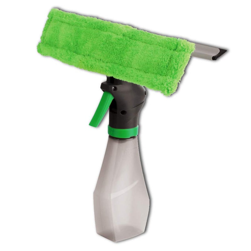 York Spray Wiper 3 in 1 Combo with Squeegee Wiper and Liquid Bottle Lint and Streak Free Lightweight Design for Easy Cleaning Dry and Wet Surfaces Windows Tiles Mirrors 084040_Y - Image 2