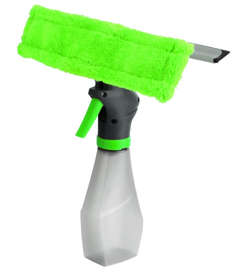 York Spray Wiper 3 in 1 Combo with Squeegee Wiper and Liquid Bottle Lint and Streak Free Lightweight Design for Easy Cleaning Dry and Wet Surfaces Windows Tiles Mirrors 084040_Y - Image 1
