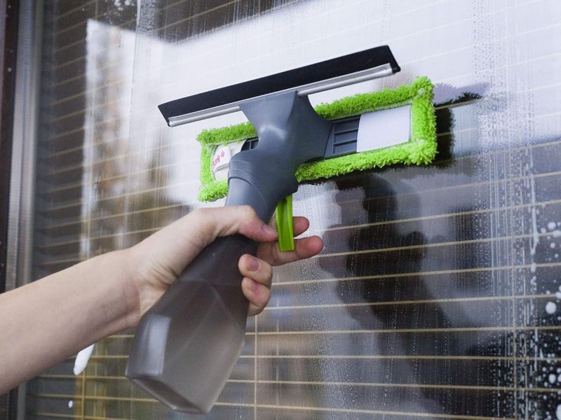 York Spray Wiper 3 in 1 Combo with Squeegee Wiper and Liquid Bottle Lint and Streak Free Lightweight Design for Easy Cleaning Dry and Wet Surfaces Windows Tiles Mirrors 084040_Y - Image 3