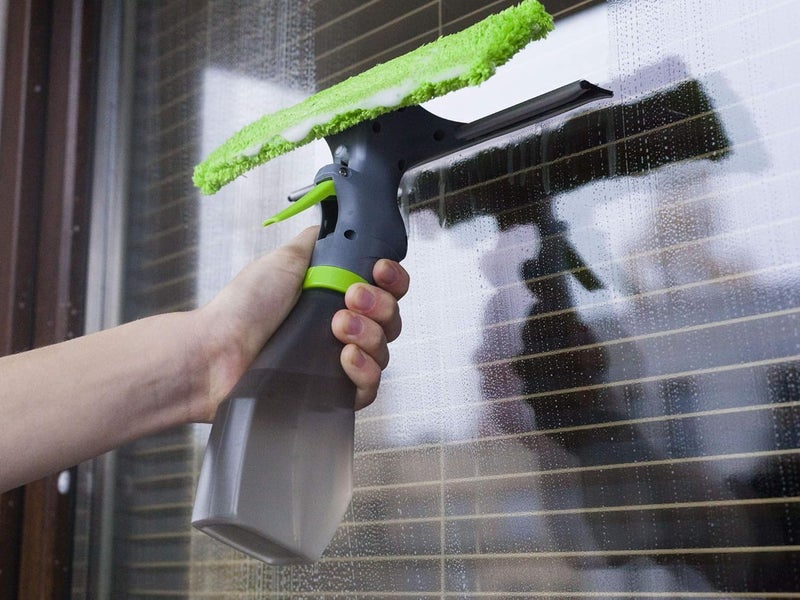 York Spray Wiper 3 in 1 Combo with Squeegee Wiper and Liquid Bottle Lint and Streak Free Lightweight Design for Easy Cleaning Dry and Wet Surfaces Windows Tiles Mirrors 084040_Y - Image 4