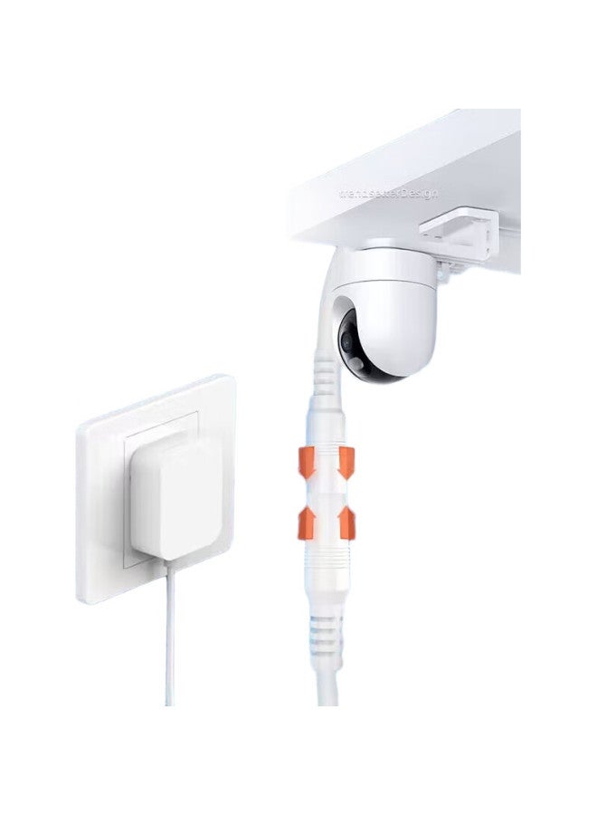 Trendy Style Chuanfan Dc Power Extension Cable 5 Meters Suitable For Dahua, Hikvision, Yingshi Outdoor Cameras, Xiaomi Cw400, Yingshi C2 C3 C4 C5 C8 Cameras, Surveillance Router Power Cord - Image 1