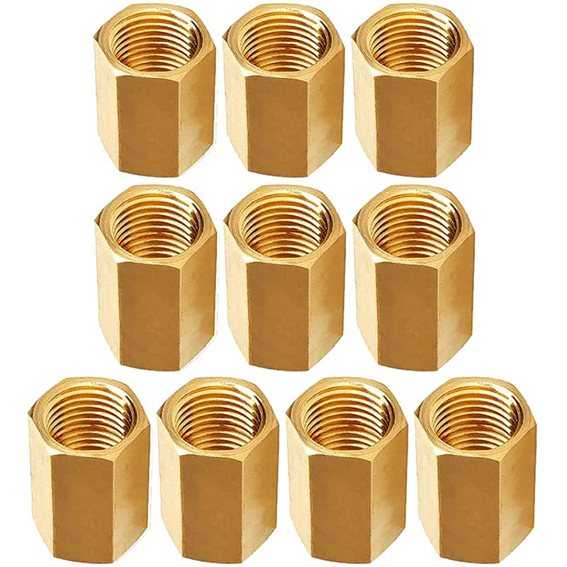 MuHize Brake Line Fitting Kit - 3/16" Tube SAE Braking Unions - 10PC Inverted Flare Assortment (3/8-24 UNF) for Ford GM Chrysler Dodge Car Truck