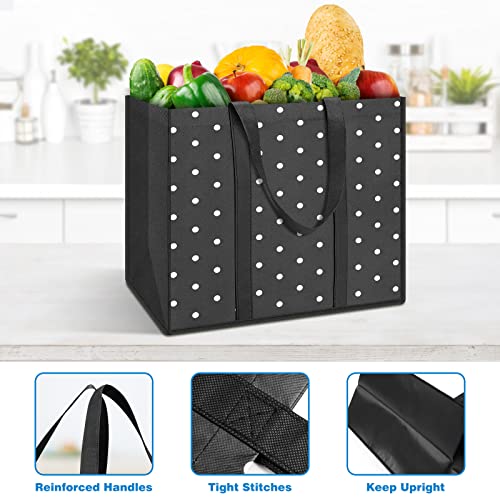 Fab totes 14 Pack Reusable Grocery Bags 35L Large Capacity Waterproof Tote Bags for Shopping and Picnic with Sturdy Handles - Image 4
