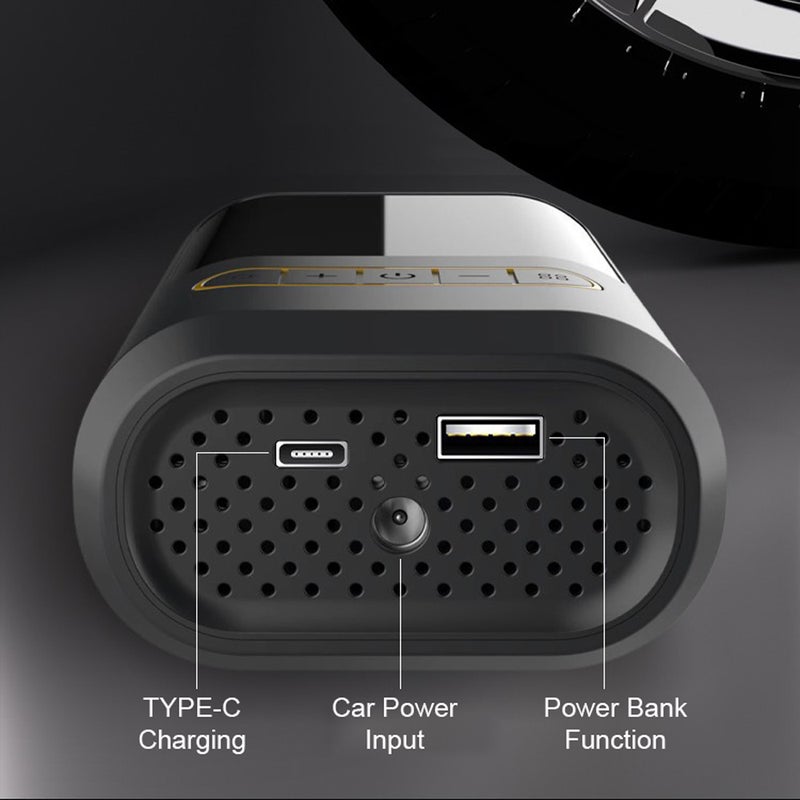 Mini Car Air Pump 150PSI Corded & Cordless Air Compressor Portable Electric Tire Inflator with LED Light Auto-Off Function for Car Motorcycle Bicycle Tires Balls - Image 5