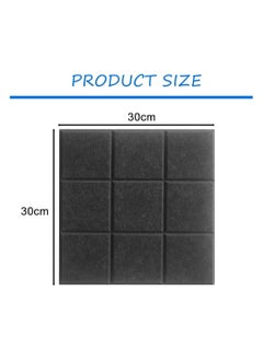 Announcement Message Board,6 Pcs Large Self-Adhesive Felt Board Tiles 30x30cm - Versatile Bulletin Boards for Home and Office with 50 Push Pins, Felt Nine Palace Grid Background Wall (Black) - pzsku/Z8C8AE5A817DED6060474Z/45/_/1721011387/e9284583-6b94-4861-a035-bce2026c2bed