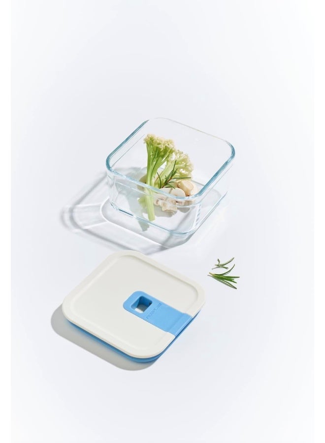 Orchid Neoflam Perfect Seal Square Glass Storage Container 1100ml  - Image 5