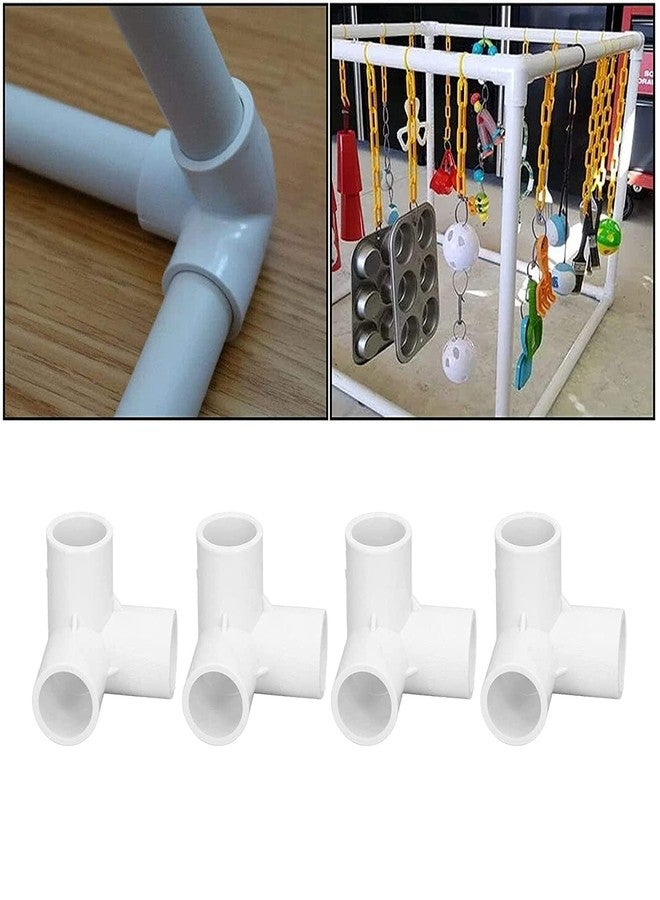 DMAKS GALAXY Heavy Duty 1/2 Inch 3 Way UPVC Pipe Tee Corner Fittings, Furniture Grade for Building UPVC Furniture, Greenhouse, Shed, Pipe Fittings, Tent Connection Pipe (Pack of 10 Pieces) - Image 2
