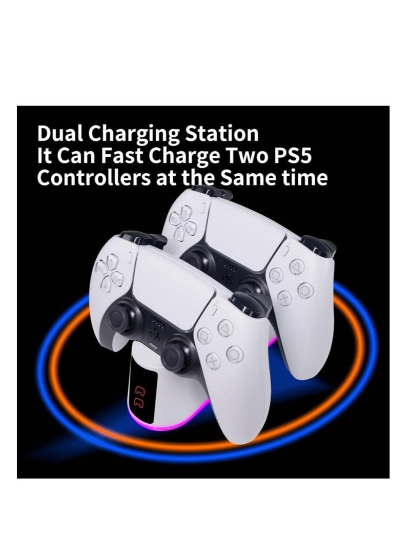 YOKA Fast Charging Dock Station for Sony PlayStation 5 Wireless Controller Gamepads - Image 2