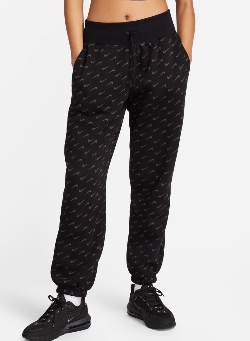 Nike Nsw Phoenix Fleece Oversized All Over Printed Pants - Image 1