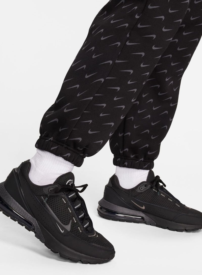Nike Nsw Phoenix Fleece Oversized All Over Printed Pants - Image 4