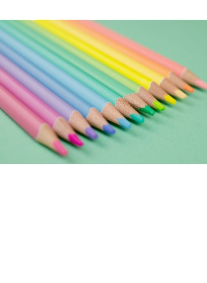 Vneeds - vneeds - premium color pastel pencil 12 Pcs - Image 1