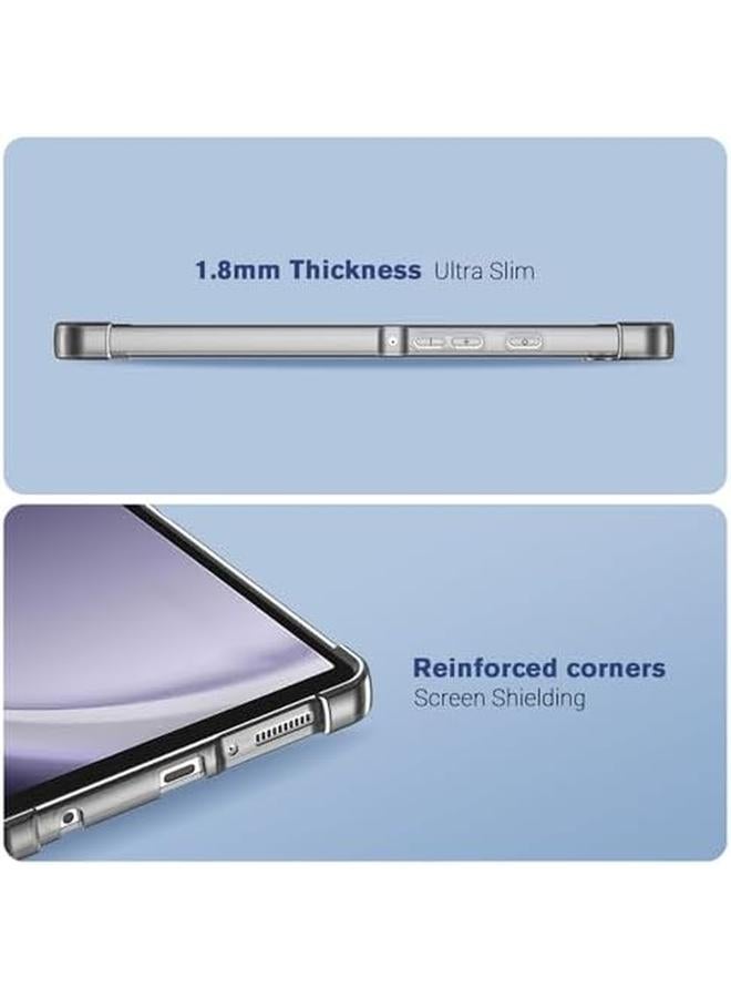 Procases Clear Case For Galaxy Tab A9 8.7 Inch 2023 Slim Light Transparent Cover For Tab A9 8.7" Sm X110 X115 X117 Tinted Black - Image 5