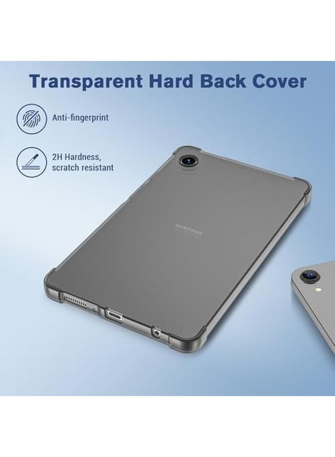 Procases Clear Case For Galaxy Tab A9 8.7 Inch 2023 Slim Light Transparent Cover For Tab A9 8.7" Sm X110 X115 X117 Tinted Black - Image 4