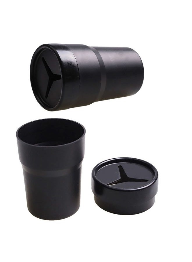 BANCHELLE Car Storage Holder Garbage Can Mini Storage Debris Bucket Portable 2 Packs - Image 1