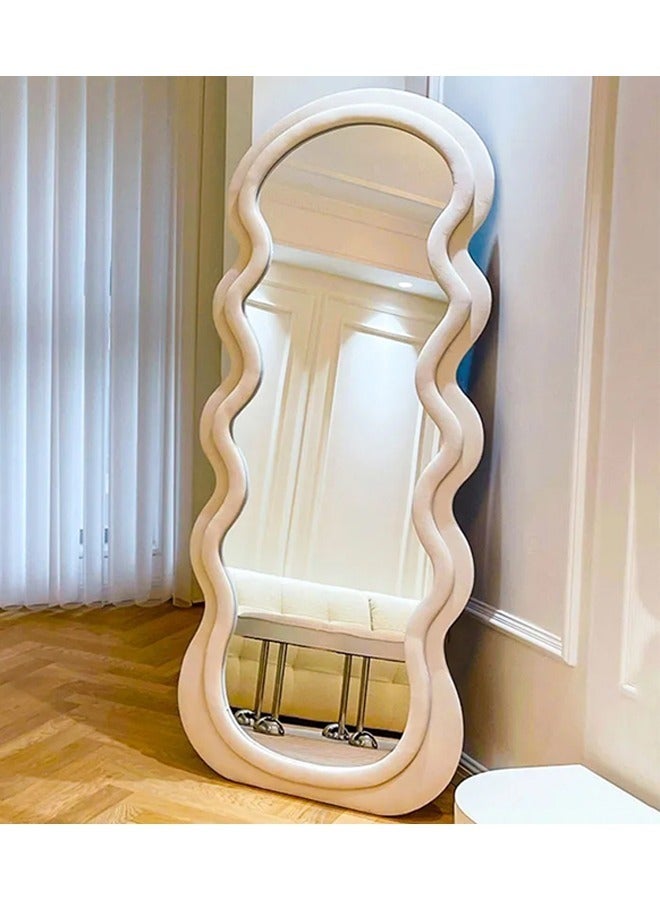 KLNAMAEAAN Wavy Shaped Full Length Dressing Mirror 60X160 CM - Image 1