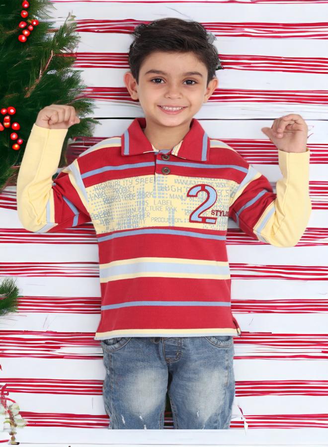 Boys' Polo Shirt for 5-Year-Olds - 2024 Trends - High-Quality Fabric - Super Soft Materials - Printed in Vibrant and Attractive Colors to Add a Unique Touch to Your Child's Look in 2024