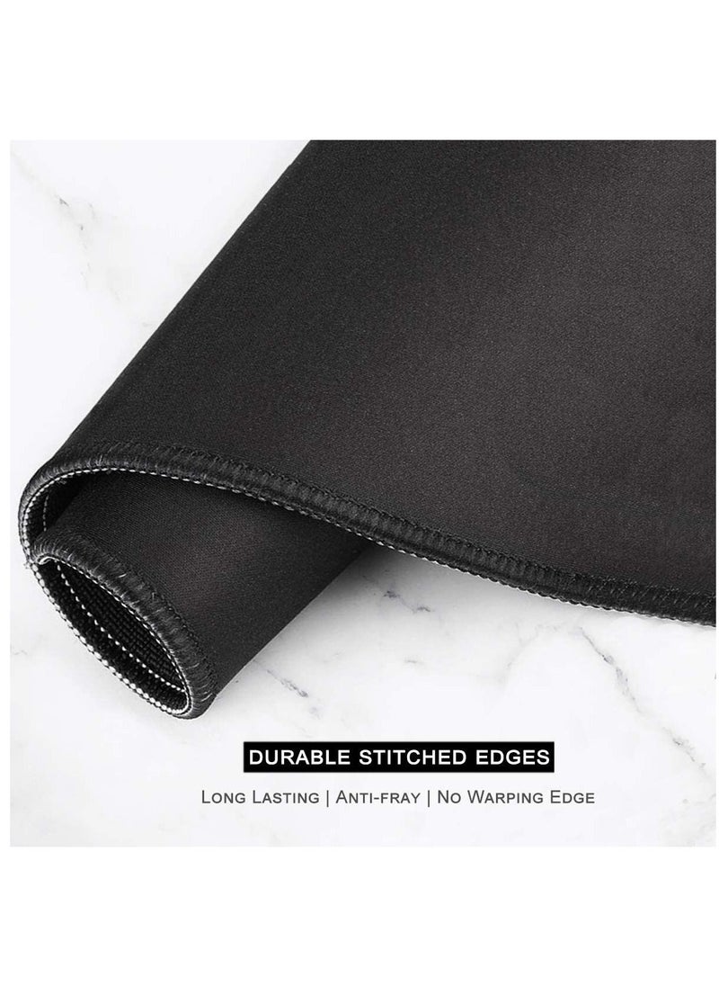 SYOSI - Large Mouse Pad Full Desk XXL Extended Gaming Mouse Pad 35In X 15In Waterproof Desk Mat with Stitched Edge Non Slip Laptop Computer Keyboard Mousepad for Office Home Cat Paws Design - Image 1