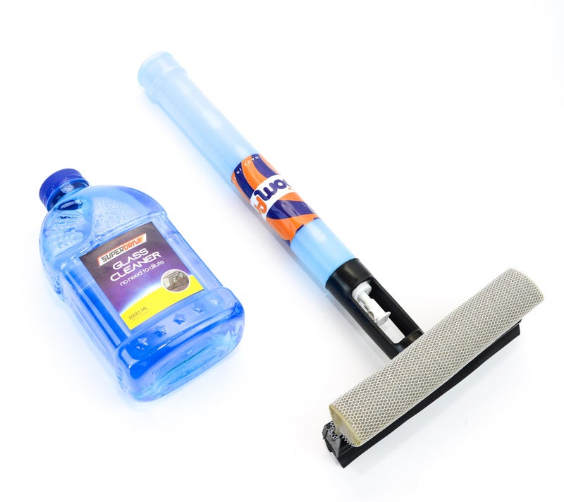 Superdrive offer, Water For Glass Wipers 1 Liter + multipurpose spray & wipe swab cleaner - Image 1