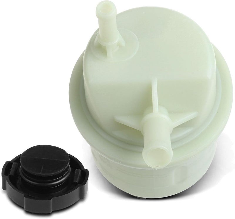 Power Steering Reservoir Bottle for Nissan for Xterra 2.4L/3.3L 2000-2004 Plastic White NI4542103 491808B410 - Image 1