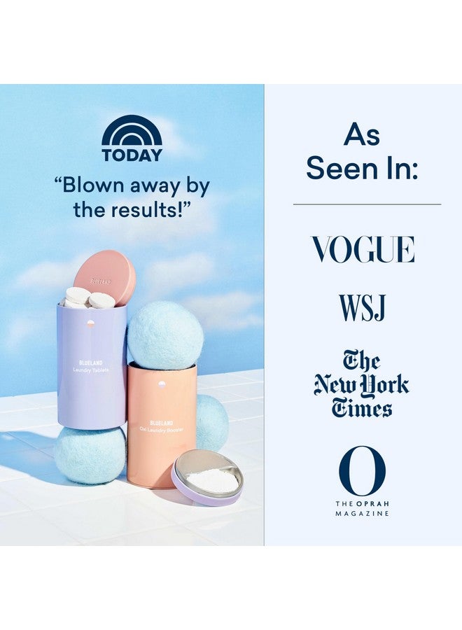 BLUELAND Oxi Laundry Booster Powder Starter Set, Unscented, 25 Loads, 17.6 oz with Tin, Plastic-Free Eco Friendly Oxy Cleaner Stain Remover - Image 4