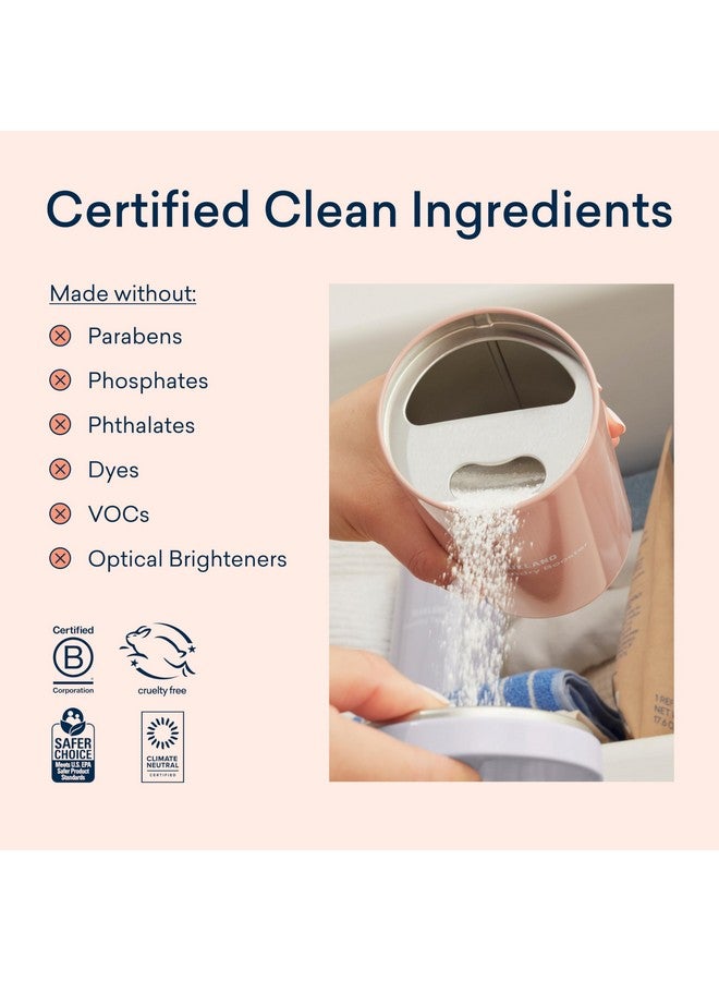 BLUELAND Oxi Laundry Booster Powder Starter Set, Unscented, 25 Loads, 17.6 oz with Tin, Plastic-Free Eco Friendly Oxy Cleaner Stain Remover - Image 3