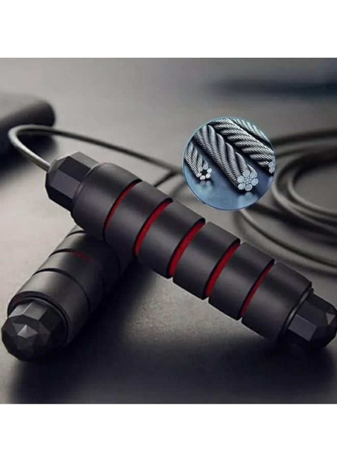 SportQ SportQ Premium Quality Tangle Free Training Rope, Smart Foam Handles with Ball Bearing - Perfect for Speed ​​and Endurance Training Jump Rope  - Image 3