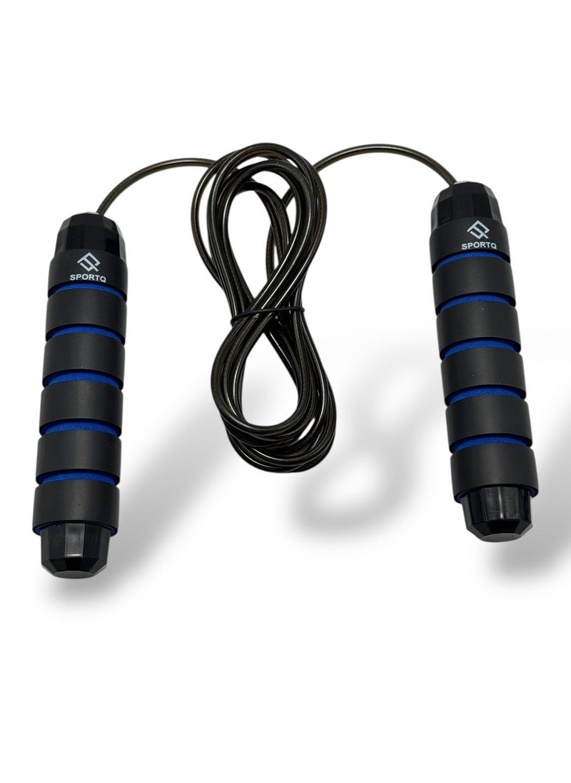 SportQ SportQ Premium Quality Tangle Free Training Rope, Smart Foam Handles with Ball Bearing - Perfect for Speed ​​and Endurance Training Jump Rope  - Image 1