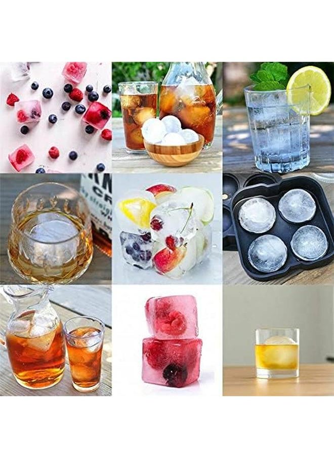 SHOWAY - 160 Grid Small Square Food Grade Silicone Tile Ice Grid Crushed Ice Grid Ice Cube Mold Kitchen Bar Party Drinks Blue Icecube01B Ice Cube Tray - Image 1