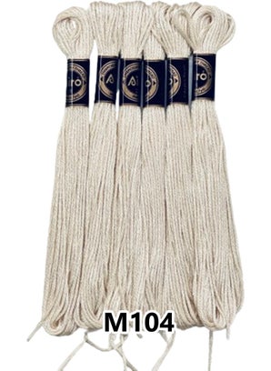 Airo Muline Etamine Cotton Embroidery Thread Thread 6 Piece Set 
