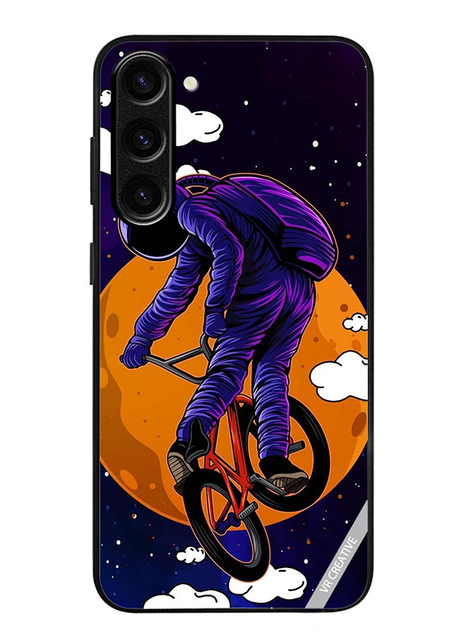 VR CREATIVE Protective Case Cover For Samsung Galaxy S24 Wheelie Astro Design Multicolour - Image 1