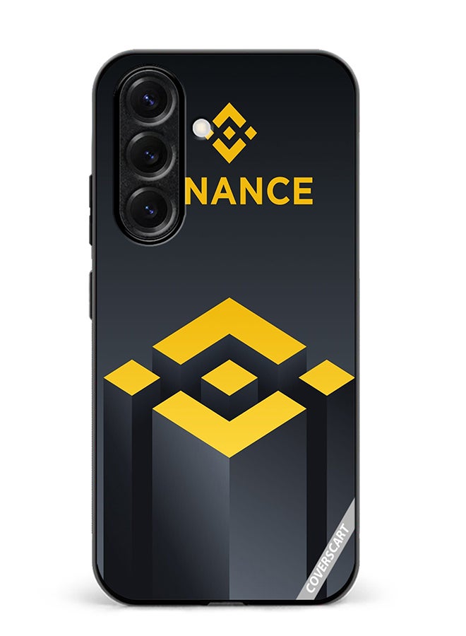 VR CREATIVE Protective Case Cover For Samsung Galaxy S25 Binance Logo Design Multicolour