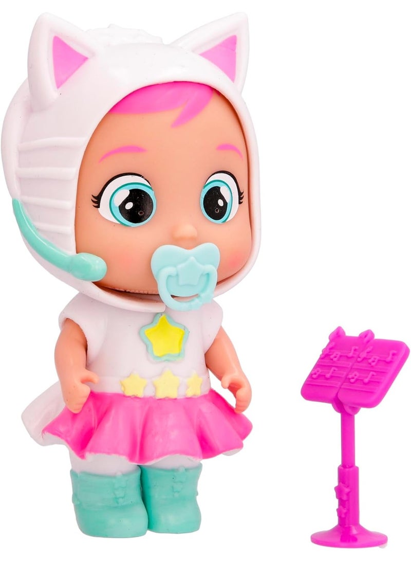 Cry Babies Magic Tears Daisy Talent Doll –Collectible Real Tears Mini Doll with Water Crying Function and Dressed in Her Singer Outfit Talent, Perfect Gift Toy for Children - Image 4