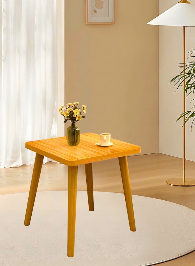 Chase Up Coffee Table Modern End Side Table Wooden Rectangular Accent Small Tables for Living Room Bedroom Balcony Solid Wood Sofa Tables for Home Decor - Image 2