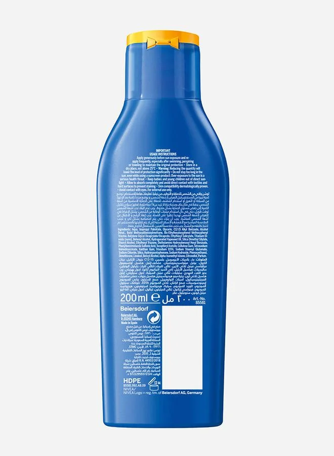 نيفيا Sun Protect and Moisture Sun Lotion, UVA & UVB Protection, SPF 30, 200ml